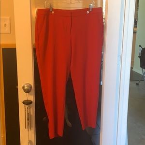WHBM Red Ankle Pant - Sz 14R